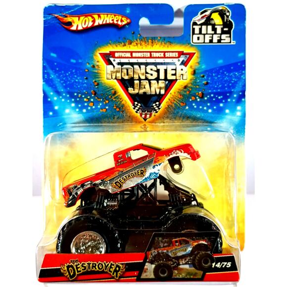 Hot Wheels Monster Jam Tilt-Offs THE DESTROYER #14/75, New, See Pics/Descr. - Picture 1 of 5